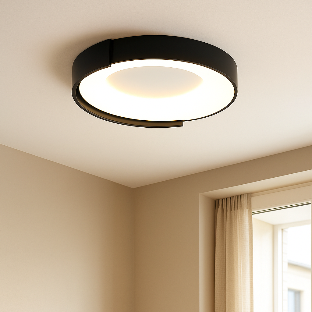 Світлодіодна Led люстра до 18м² круглої форми 116 Wt з пультом Eclipse Ring 