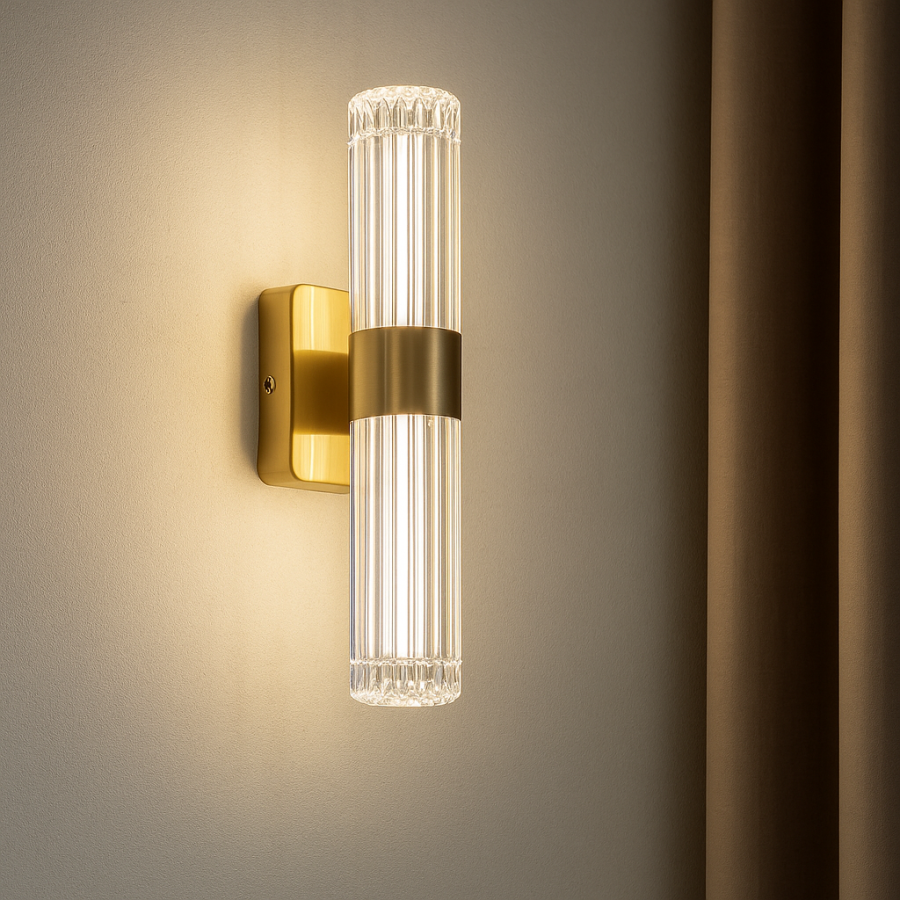 Елегантне світлодіодне Led-Бра циліндричної форми (9151-A GD)