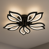 Люстра Led до 20м² з пультом 120Вт пелюстки (V K39685-5 BK)
