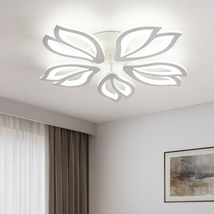 Світлодіодна LED люстра до 20 м² з пультом 120 Вт (V K39685/5 WT)