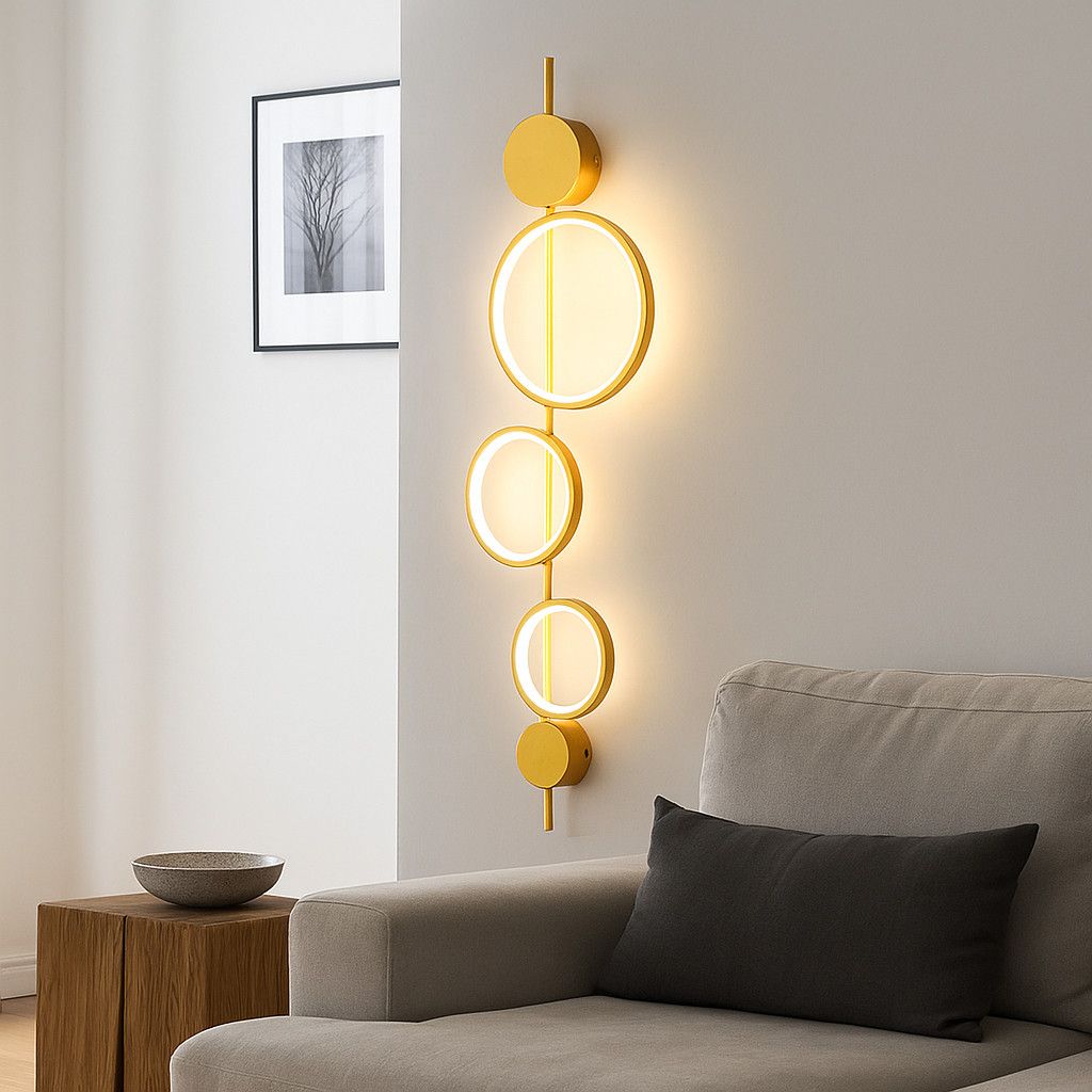 Сучасне світлодіодне Led-Бра у золоті F3767GD