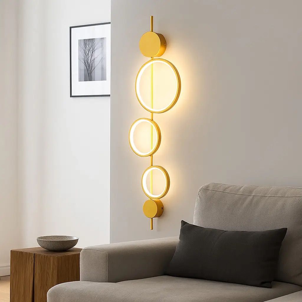 Сучасне світлодіодне Led-Бра у золоті F3767GD