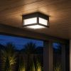 Вуличний накладний LED-світильник чорний IP65 9W VIDEX (BHD02)