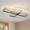 Led люстра 90 Вт із пультом до 18 м² чорно-біла (SVEN 90W 3SQ SMART)