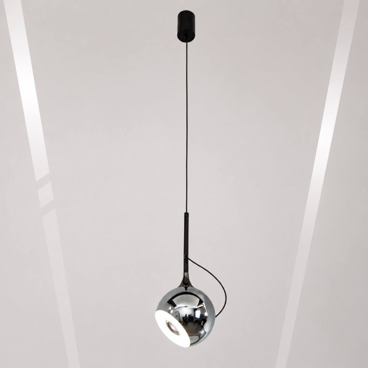 Сучасний LED-підвіс Хром Магнітний, 7 Вт 7 Вт (QY-H1208CH)