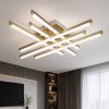 Сучасна Led люстра до 18 м² золотого кольору (W167/6GD)