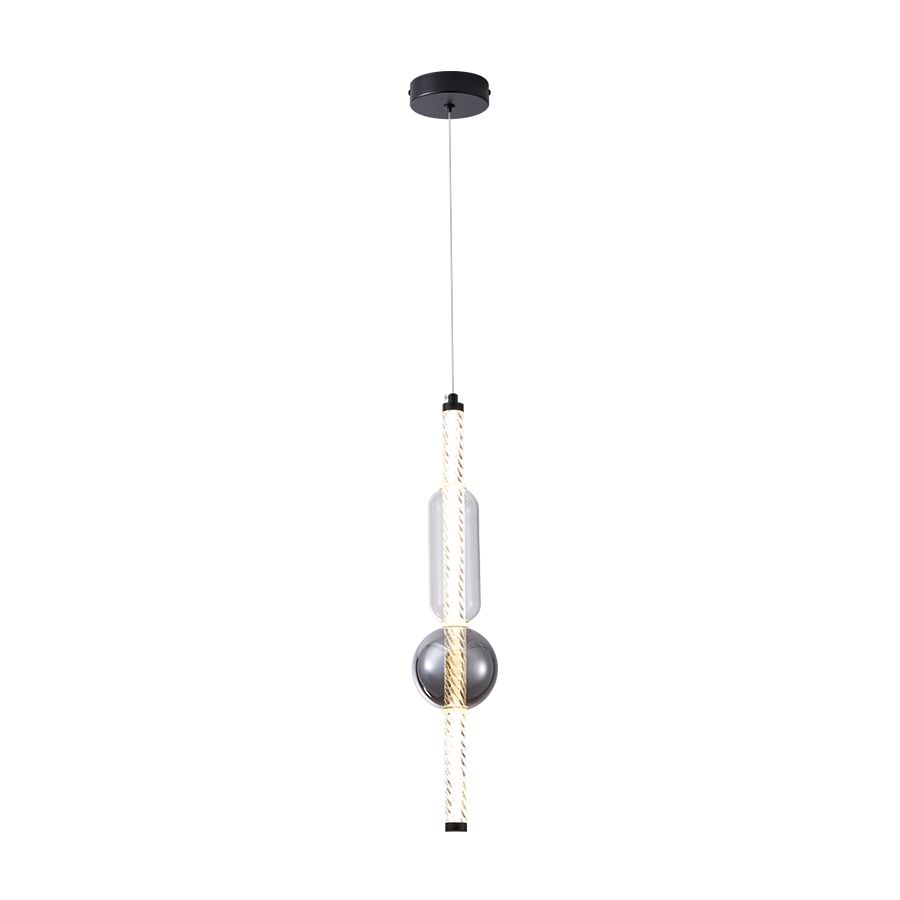 Дизайнерський LED підвіс у стилі мінімалізму BK+CL+AM (788P39317)