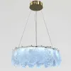 Елегантна світлодіодна Led люстра-підвіс Golden Lotus до 20м²