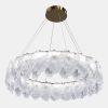 Підвісна класична LED-люстра 80 см у золотому корпусі 100W до 30 м² (7066-800GD)