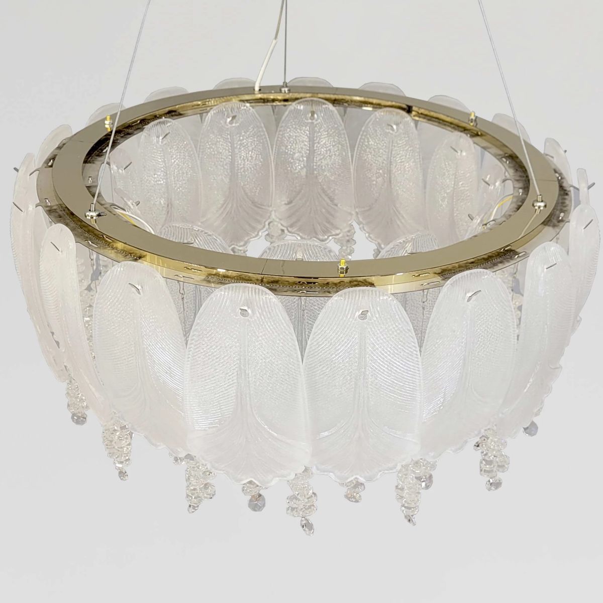 Світлодіодна кришталева Led люстра 95 Wt  до 25м²  "Royal Blossom LED" (7097/550GD)