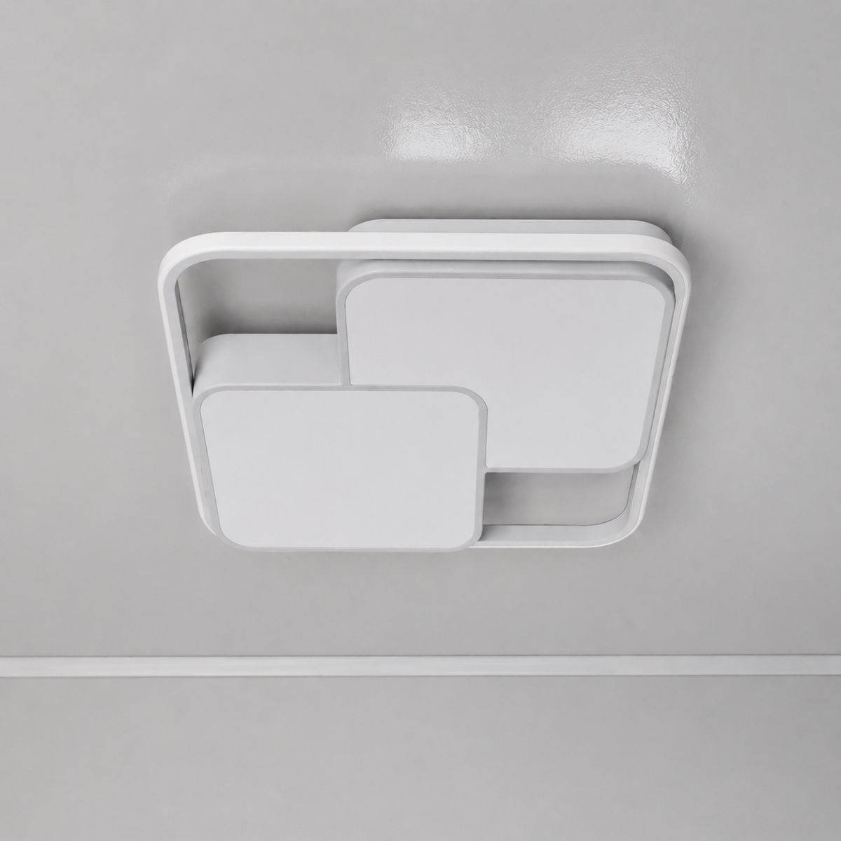 Світлодіодна стельова Led люстра 140Wt Simple Forms (8811-500 WH)
