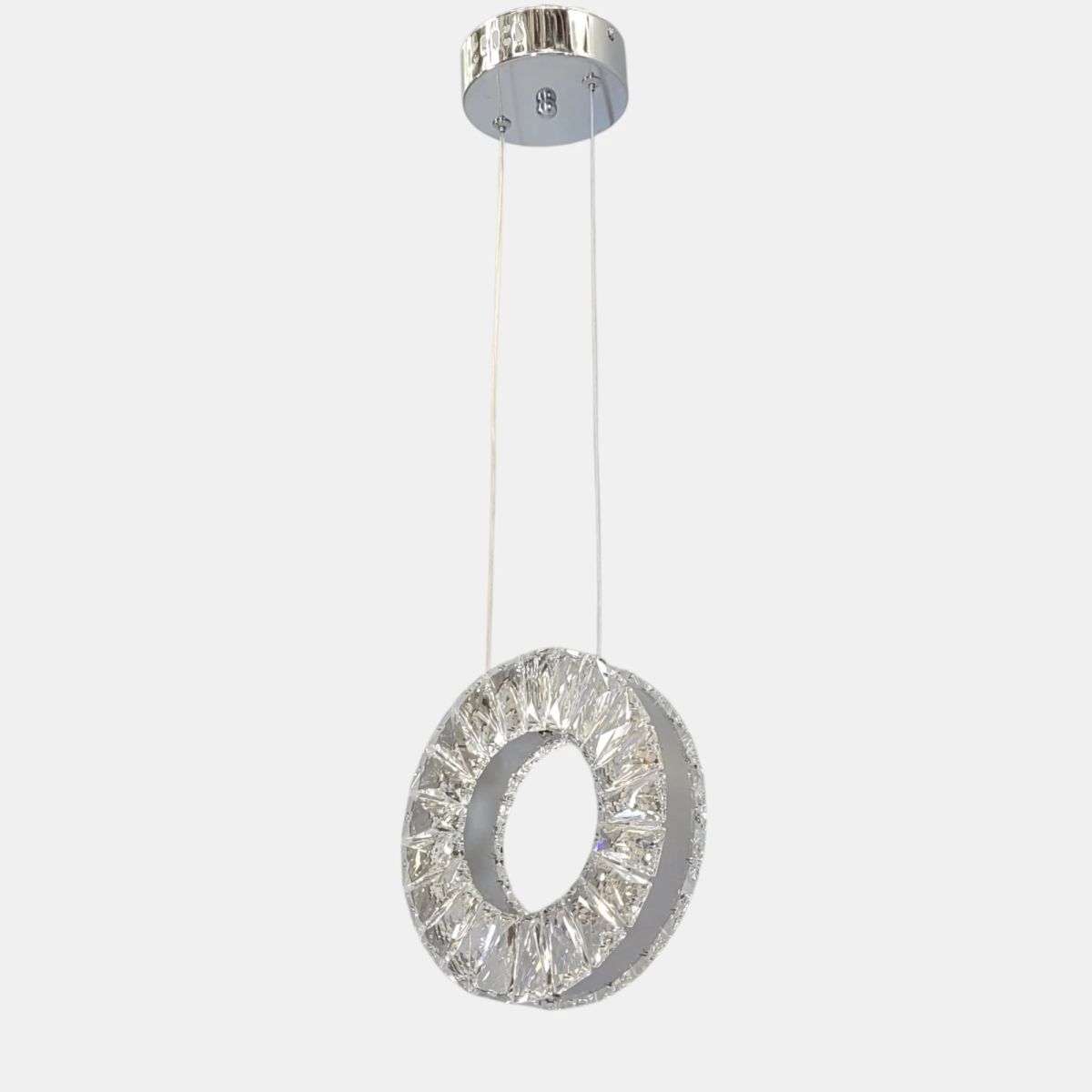 Сучасний кришталевий LED-підвіс 21 см 14W (7270/200CH)