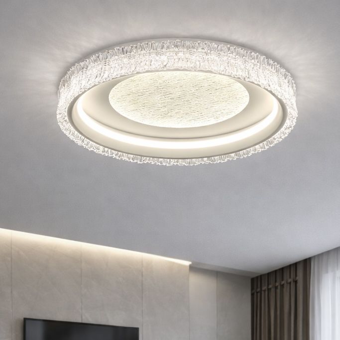 Світлодіодна люстра Led до 20м² круглої форми 58 см 80 Wt POLUMIA R