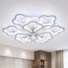 Світлодіодна LED люстра до 25 м² для вітальні з пультом 150W (8149/6+3WH)