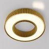 Сучасна Led люстра до 25м² у золотому корпусі 120 Wt Corruga  (9017-500 GD)