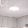 Світлодіодний Led світильник 22 Wt круглий 30 см білого кольору (Eclipse Ring DL5R 22W Black)