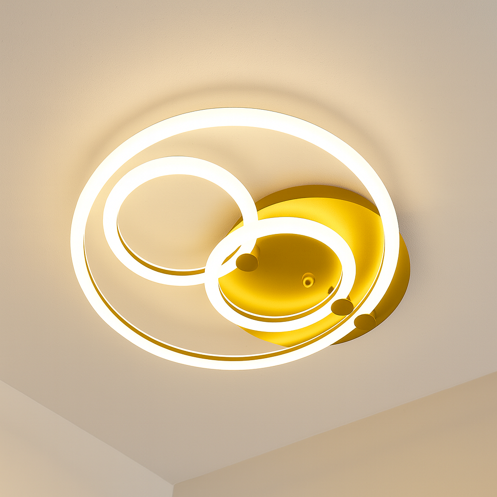 Світлодіодна Led люстра для приміщень до 18 м² з пультом керування 100 Вт Champagne Luxe