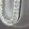 Сучасний кришталевий LED-підвіс 20 см 22W у срібному кольорі  (7709/1A-CH)
