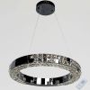 LED-люстра кільце 60 см чорний онікс (7712/600-BK)