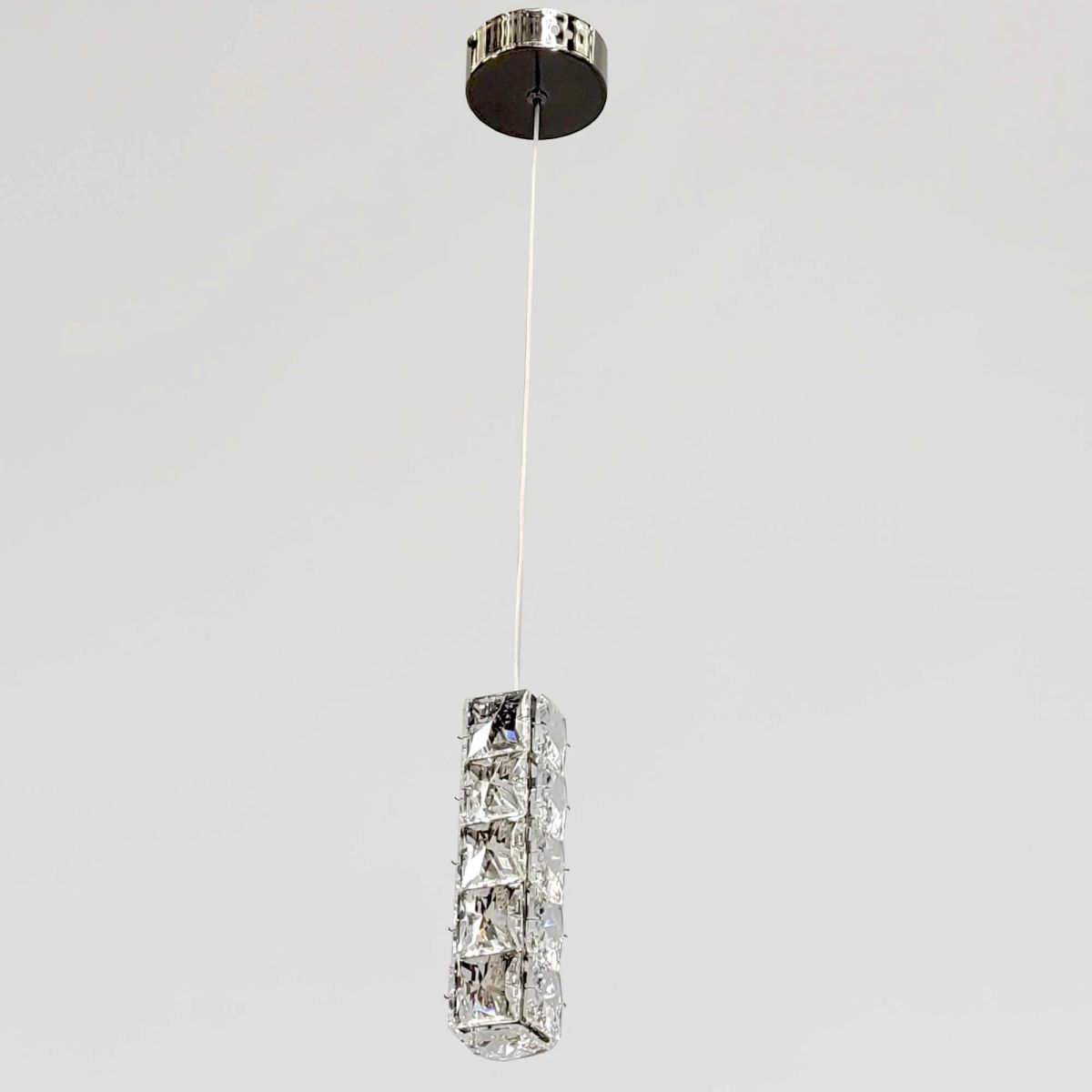 Сучасний кришталевий LED-підвіс 9W (7906/1A BK)
