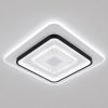 Стельова LED-люстра до 18м² з пультом 118 Вт Чорний/Білий (SY-16080/500 BK+WH)
