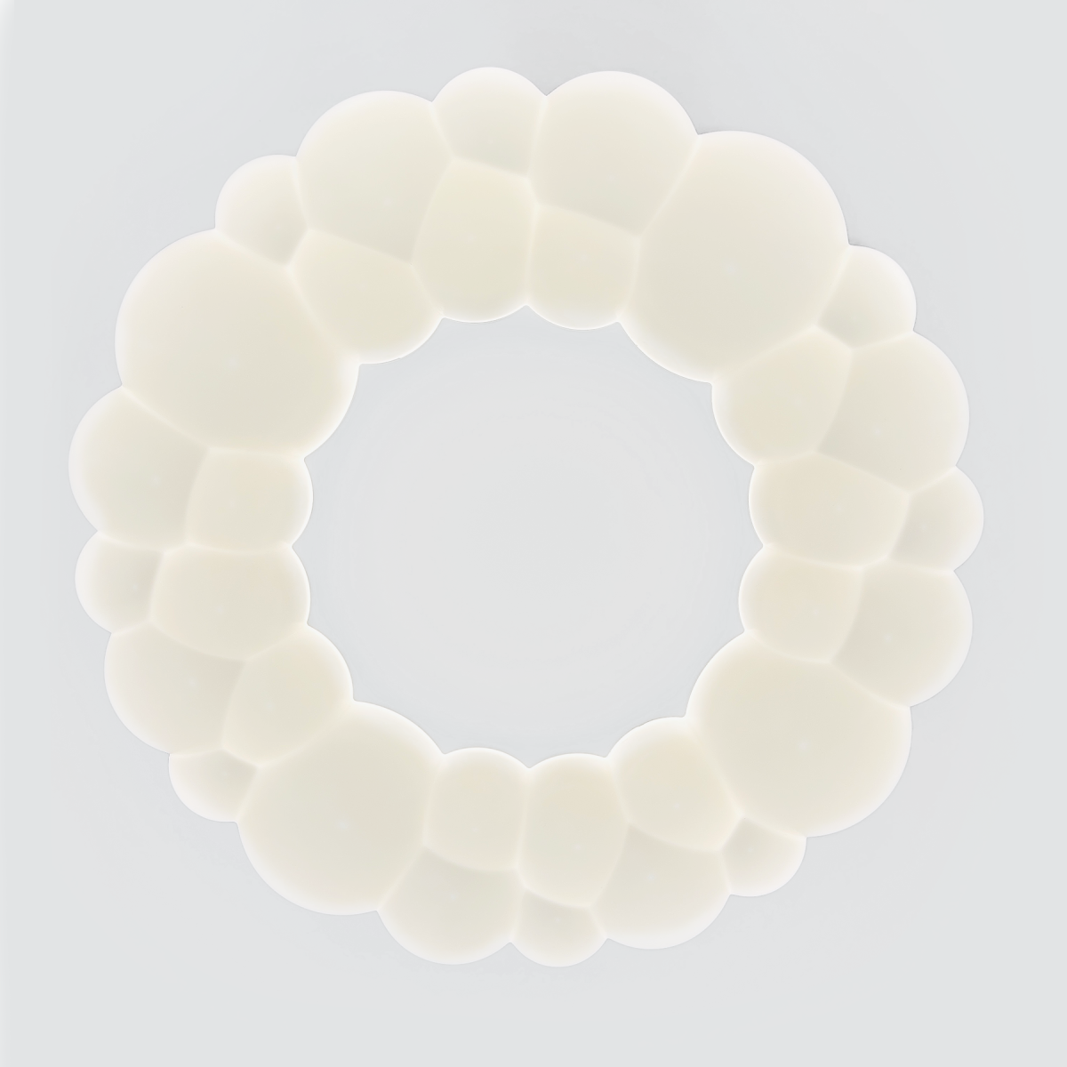 Світлодіодна стельова LED‑люстра до 18м² білий корпус модель 82069/A490