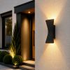 Сучасний вуличне настінне LED бра 10W чорного кольору (9233203 BK)