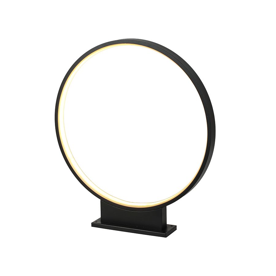 Вуличне настінне LED бра 26W круглої форми діаметр 45 см (923C500 BK)