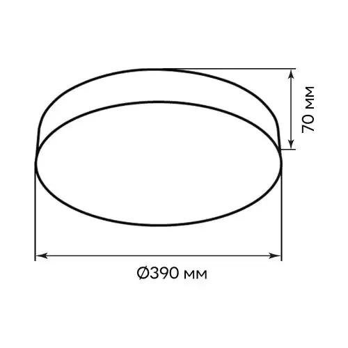 Світлодіодна Led люстра до 18м² білий корпус 60Вт Ø39см  AL5087ARD ALMOND 