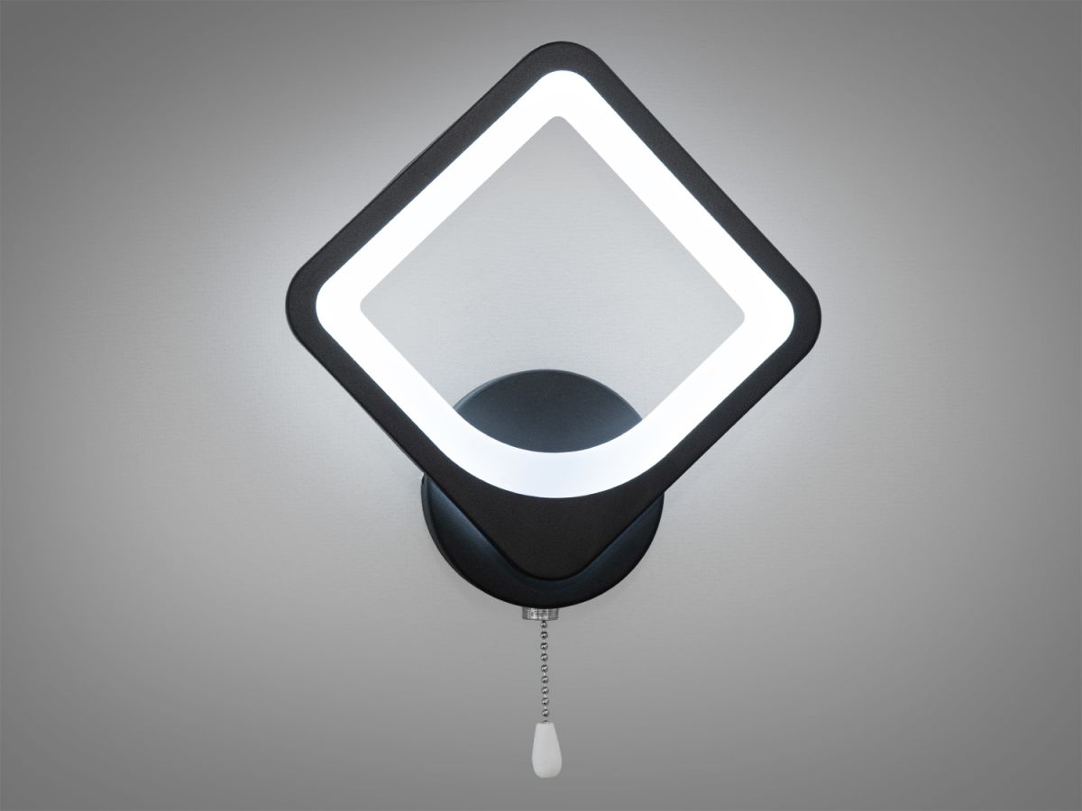Настінне Led бра чорного кольору 19 W (8060/1BK)