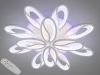 Світлодіодна Led люстра 25-30 м² для великої кімнати 190 Вт White Coffee Beans (8090/8+4WH 3color)