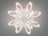 Світлодіодна Led люстра 25-30 м² для великої кімнати 190 Вт White Coffee Beans (8090/8+4WH 3color)