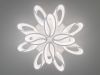 Світлодіодна Led люстра 25-30 м² для великої кімнати 190 Вт White Coffee Beans (8090/8+4WH 3color)