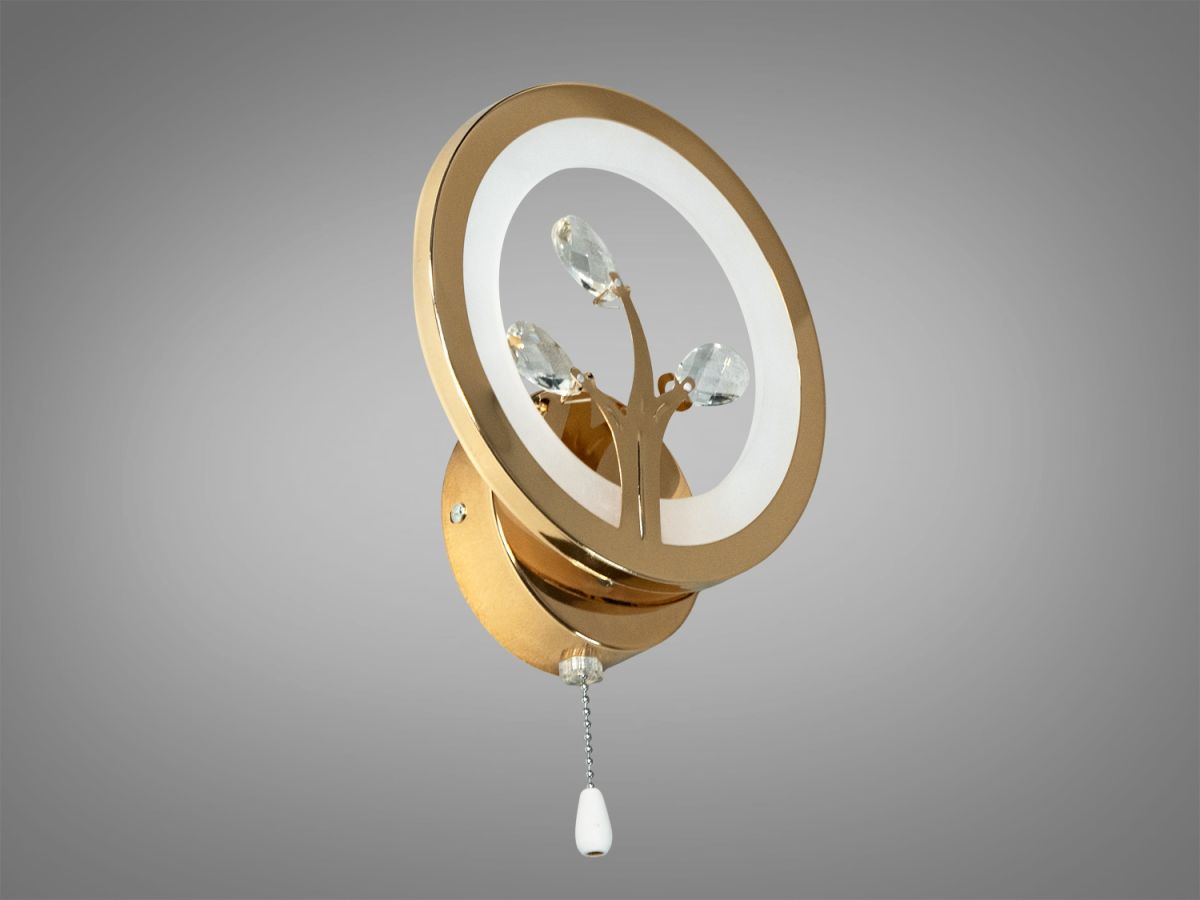 Настінне LED бра золотий модерн 16W (Golden Ring Modern 8135/1G)