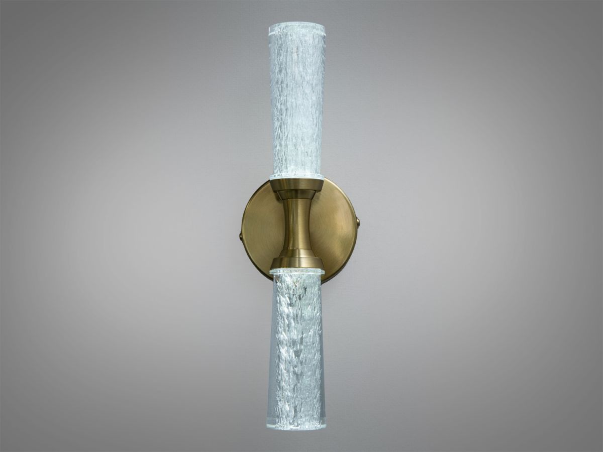 Світлодіодне настінне Led бра 5W бронзовий колір "Crystal Cylinder Bronze" (8151-A GD)
