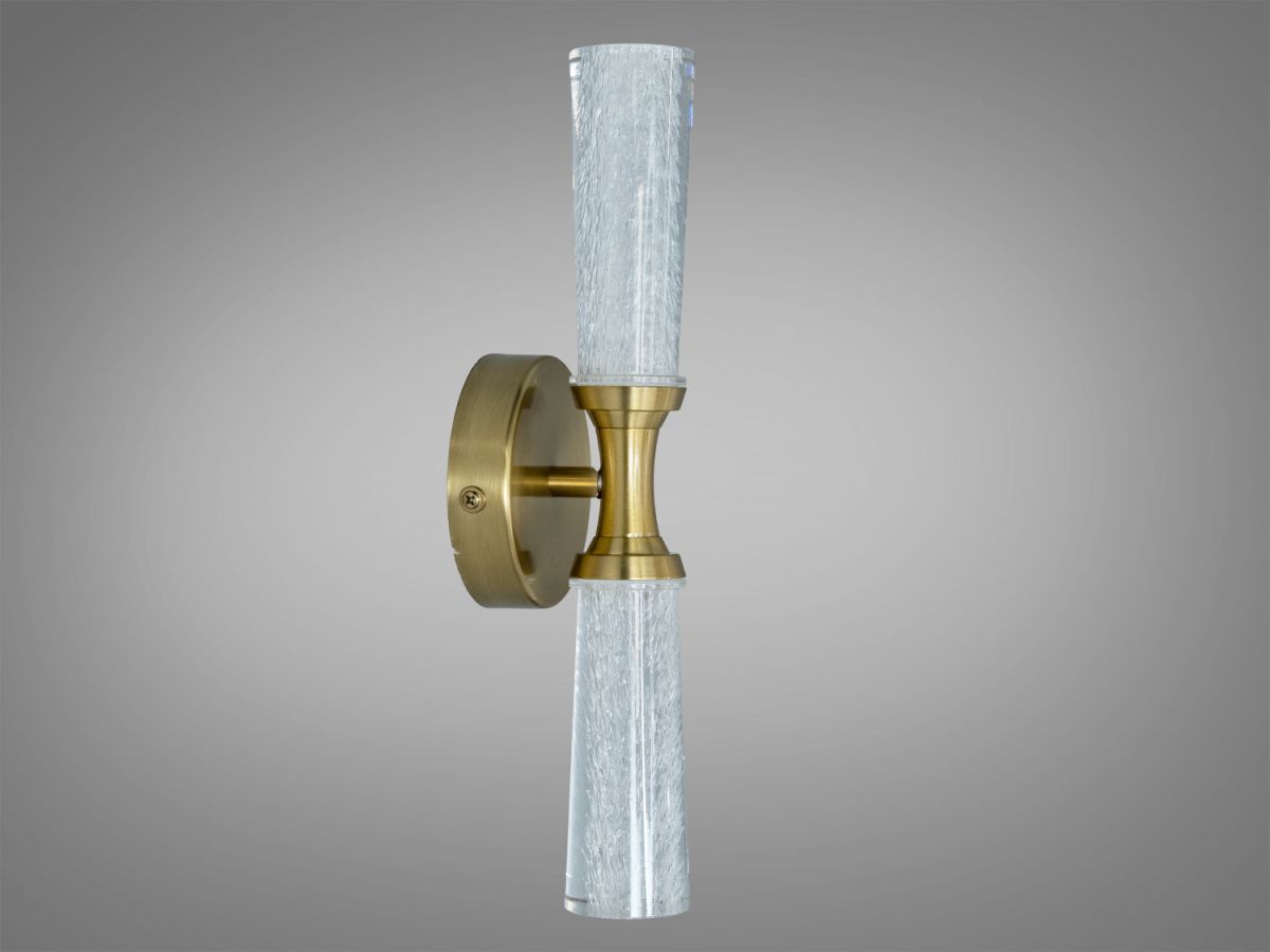 Світлодіодне настінне Led бра 5W бронзовий колір "Crystal Cylinder Bronze" (8151-A GD)