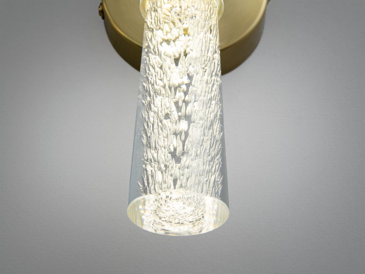 Світлодіодне настінне Led бра 5W бронзовий колір "Crystal Cylinder Bronze" (8151-A GD)