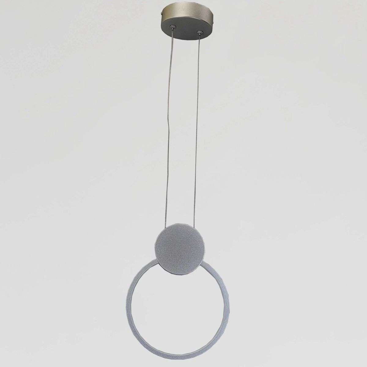 Підвісний світлодіодний світильник - кільце 11W (Silver Satin Orbit 8207BSL)
