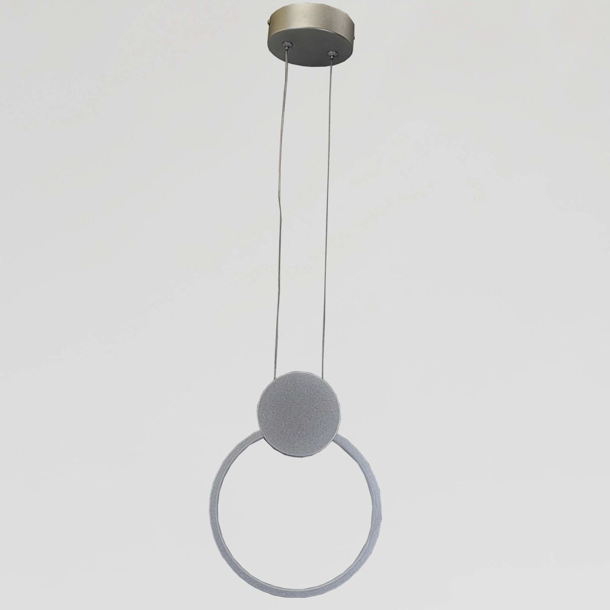 Підвісний світлодіодний світильник - кільце 11W (Silver Satin Orbit 8207BSL)