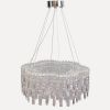Сучасна кришталева Led люстра до 18 м² з ефектом кришталевого сяйва 81 Wt (8635/600CH)