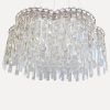 Сучасна кришталева Led люстра до 18 м² з ефектом кришталевого сяйва 81 Wt (8635/600CH)
