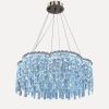 Сучасна кришталева Led люстра до 18 м² з ефектом кришталевого сяйва 81 Wt (8635/600CH)