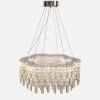 Сучасна кришталева Led люстра до 18 м² з ефектом кришталевого сяйва 81 Wt (8635/600CH)