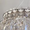 Сучасна кришталева Led люстра до 18 м² з ефектом кришталевого сяйва 81 Wt (8635/600CH)