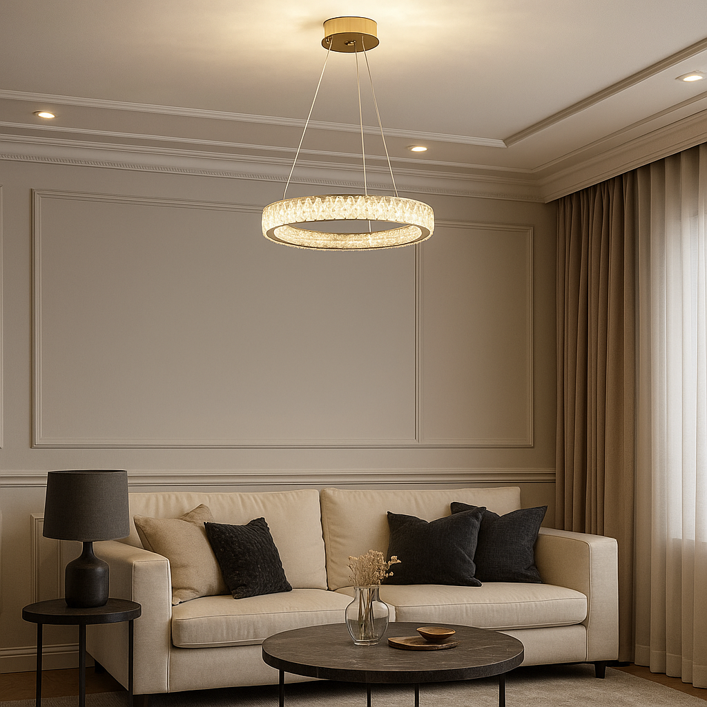 Люстрое кільце Led підвісна 54 Wt 50 см діаметр (24262/500GD)