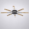 Сучасна Led люстра до 23м² з золотими єлементами 130 Wt Golden Ray Stellar 