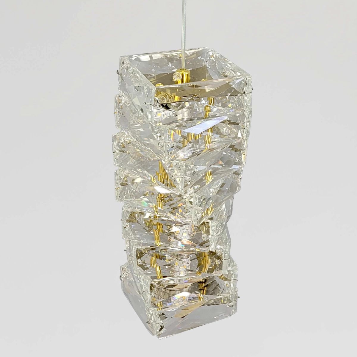 Кришталевий LED-підвіс у золотому кольорі 13W (88031/250DGD)