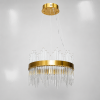 Кришталева LED люстра в стилі Бароко до 18м² бронзовий корпус 90W Alba Lux Royal