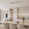 Сучасний LED підвіс на 3 елементи у кольорі хром 2350/3SL