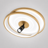 Дизайнерська LED люстра до 16м² з пультом золото білий Orbital Aura Gold & White